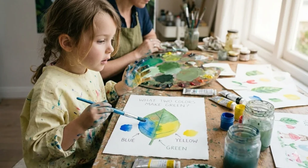 What Two Colors Make Green? Easy Guide for Kids and Beginners 1 what two colors make green