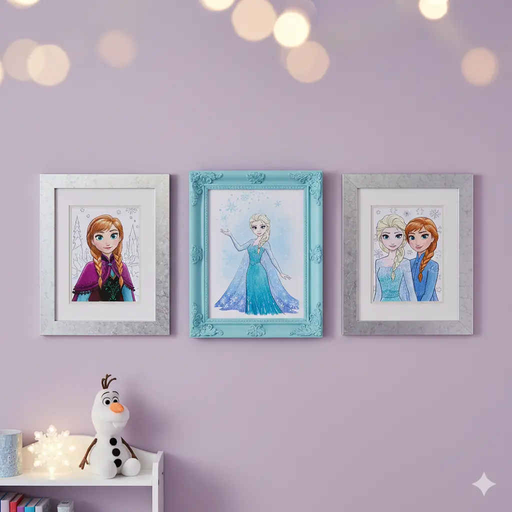 Frozen Elsa and Anna Colouring Pages | Magical Disney Fun 1 What materials are best for coloring pages?
