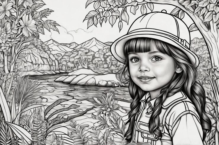 How Coloring Helps Child Brain Development 3 Turn Picture into Coloring Page