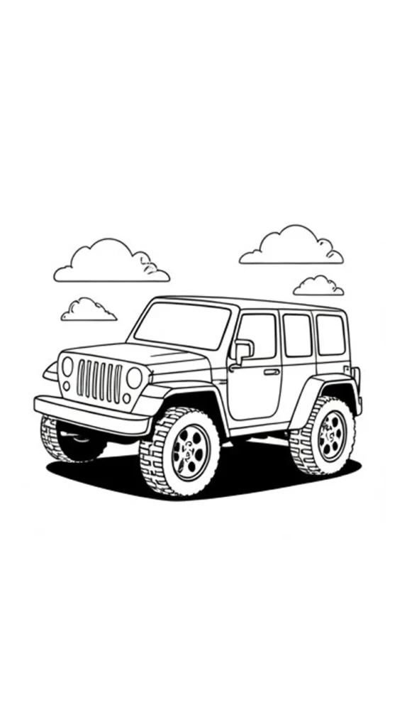 Jeep Coloring Pages 16 03