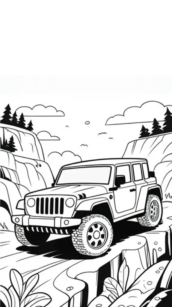 Jeep Coloring Pages 7 04 1