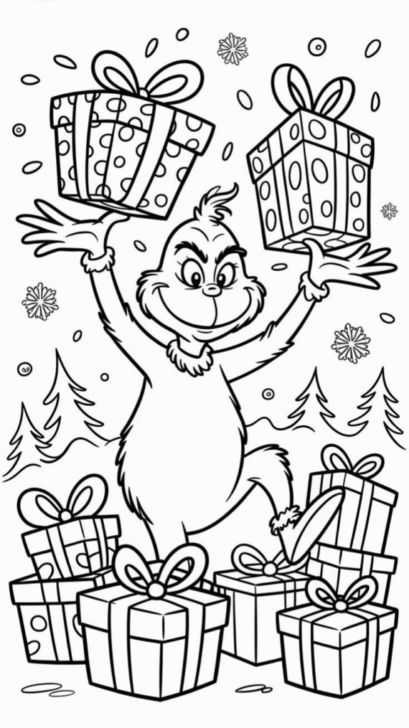 What Are Holiday Themed Coloring Pages? 7 christmas coloring page