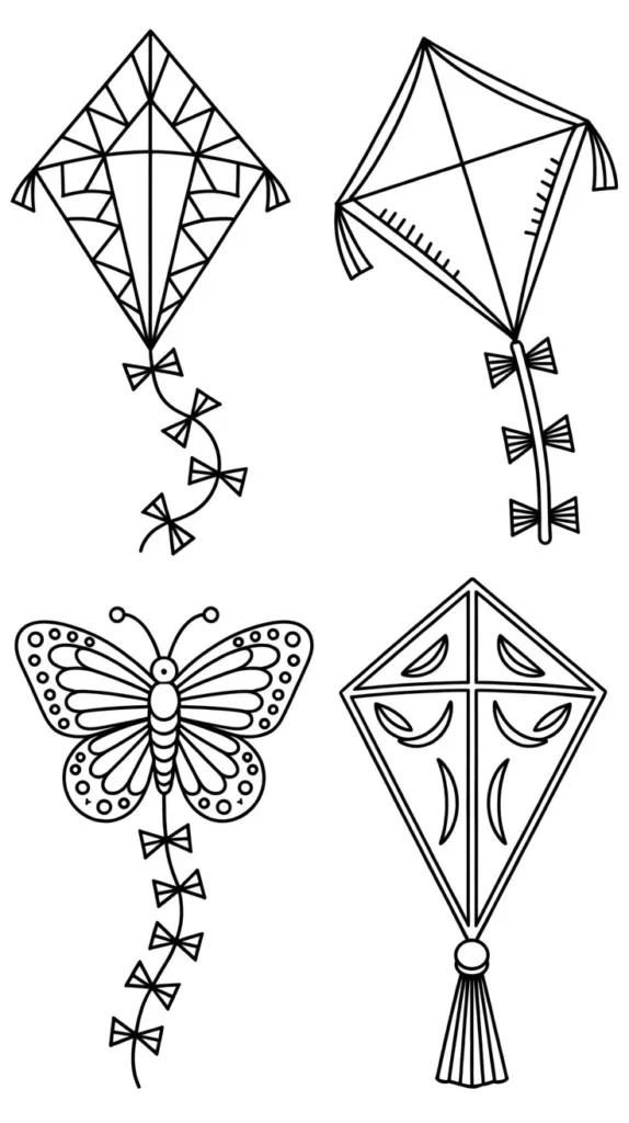 a coloring page featuring four distinct 3x6a1aghstcew2qf11 pza qtboa qyre6q t0nbyag0q cover sd 69e74ce77cd3c