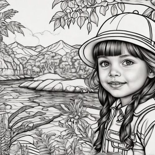 Turn Picture into Coloring Page