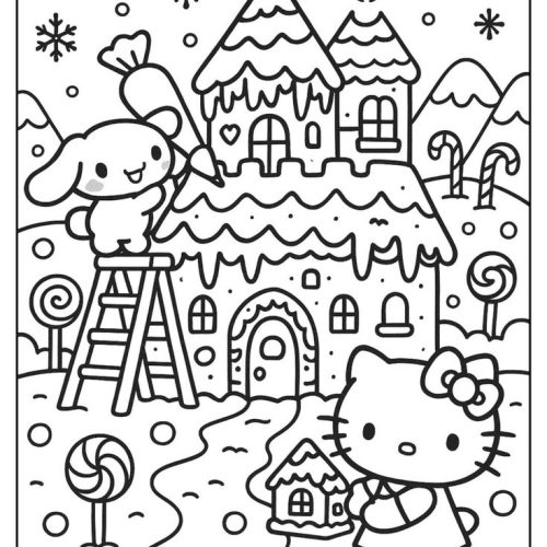 Winter Holiday Coloring Pages